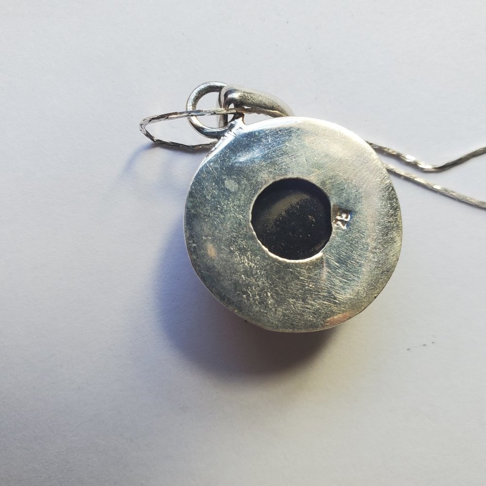 AMETHYST STERLING SILVER  PENDANT - Picture 5 of 8